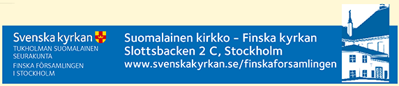 Tukholman Suomalainen seurakunta - Finska församlingen i Stockholm -   - Kyrkornas webbplats.